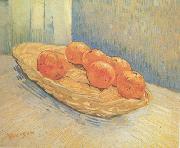 Still Life:Basket with Six Oranges (nn04) Vincent Van Gogh